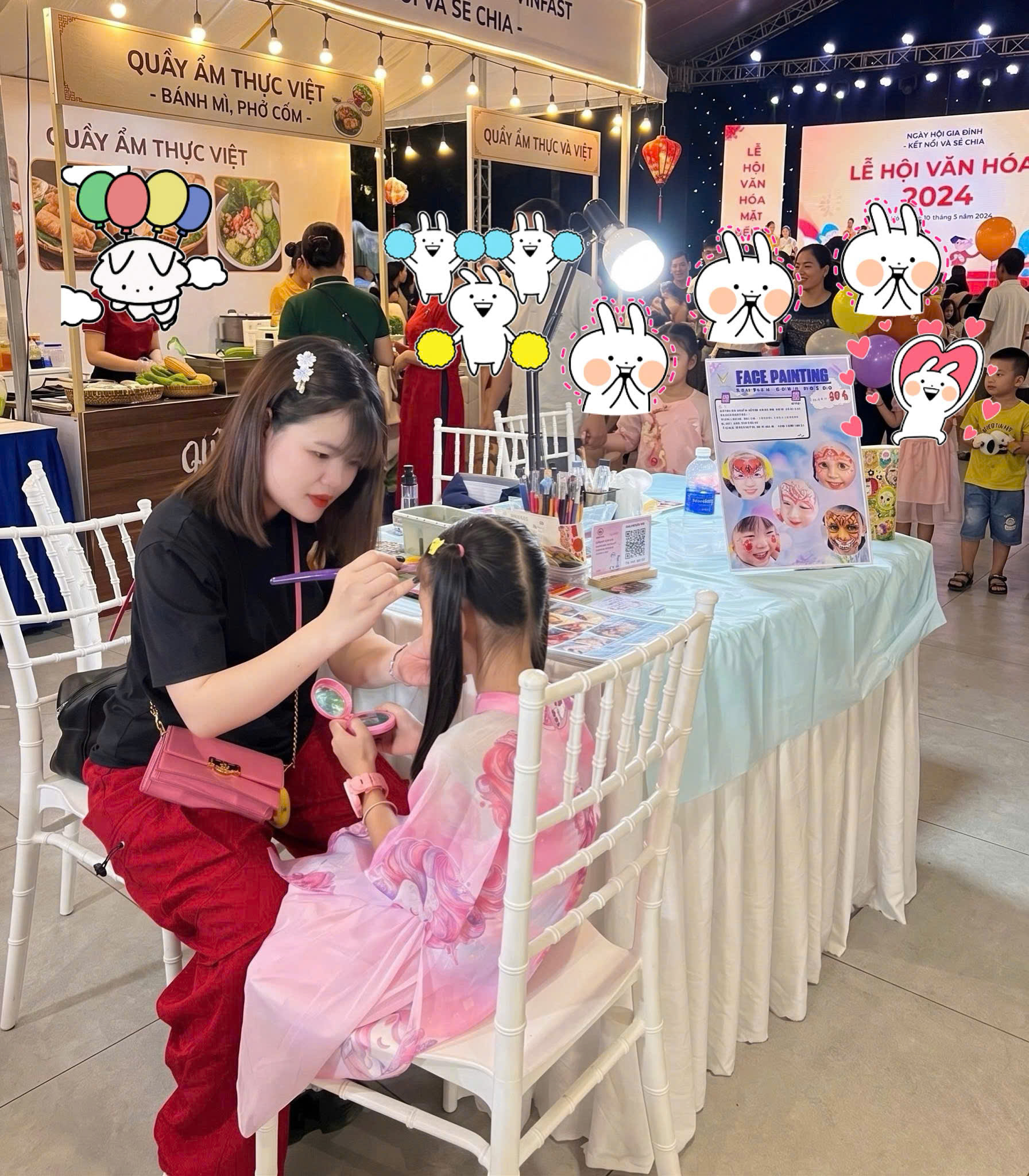 Tại sao nên thuê dịch vụ vẽ mặt chuyên nghiệp cho sự kiện công ty?